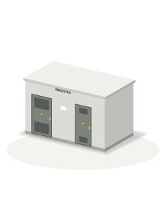 Stacja dla e-mobilności 1000 kVA, 10 odpływów, przygotowanie telemechaniki, Energeks